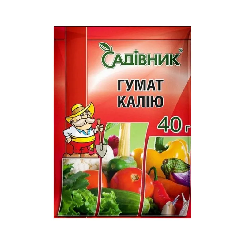Стимулятор росту Гумат калію 40 г 331 