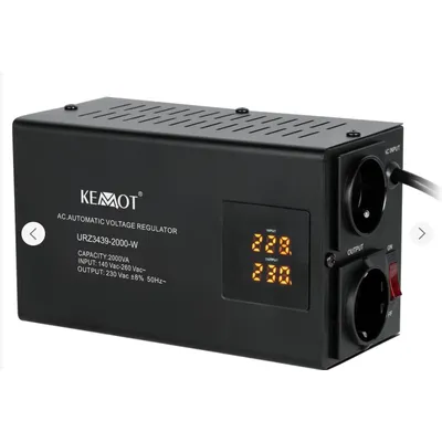 Батарейка Стабілізатор напруги КЕМОТ AVR LSE-1500VA 10246 1500 VA(р)