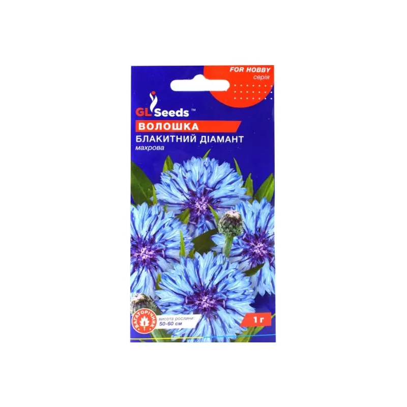 Волошка Блакитний діамант 1 г 3469 GL SEEDS 