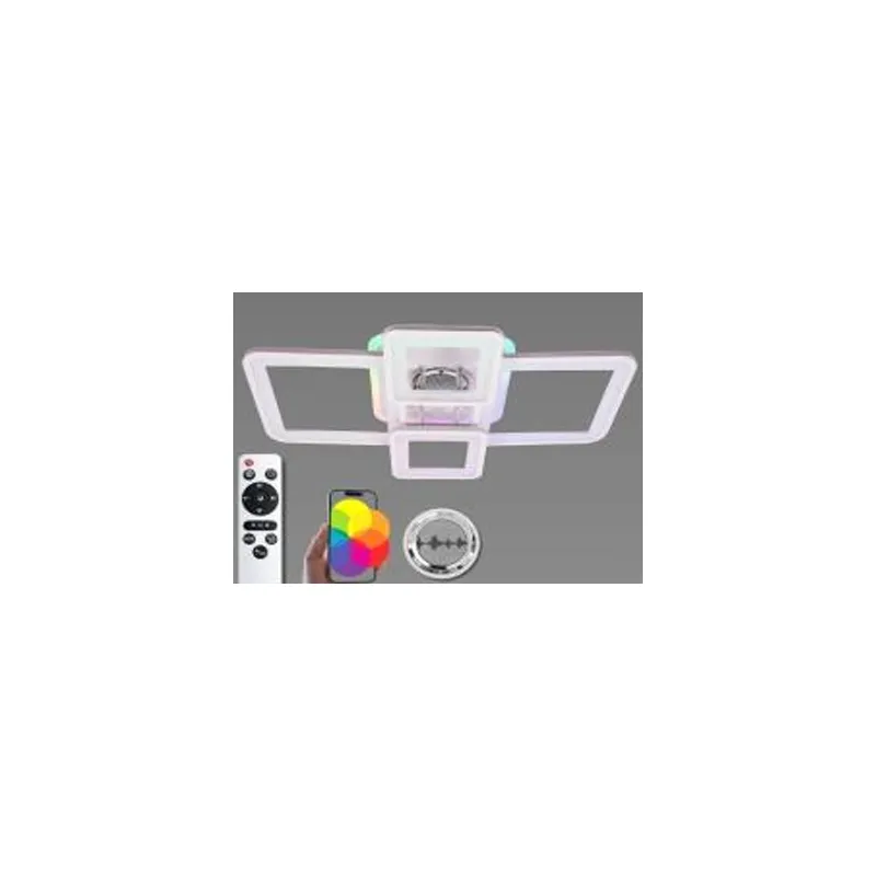 Люстра світлодіодна 70  Вт біла  RGB + музична 1269/4 VALESO 