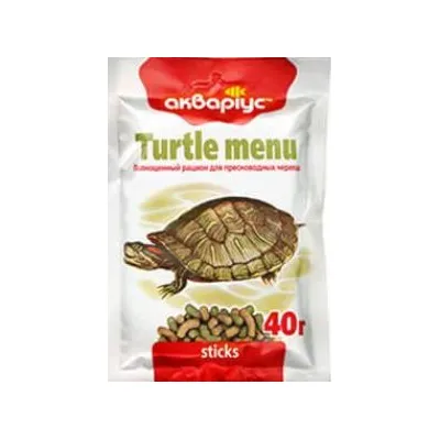 Корм Акваріус для черепах 40 г 360 Продукт