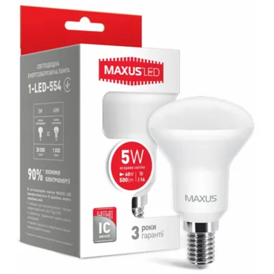 Диодная точка R50 5Вт 1-LED-554 6005 MAXUS