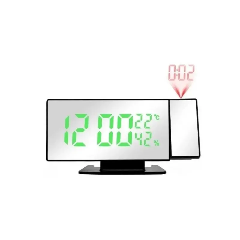 Годинник електронний DS-3718LW  з проектором 768 