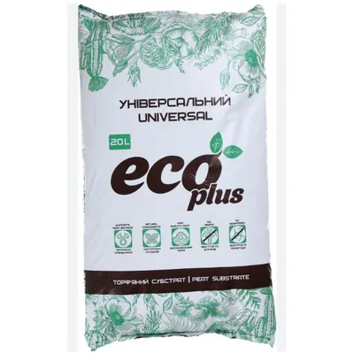 Субстрат універсальний ECO PLUS 20 літрів 1243