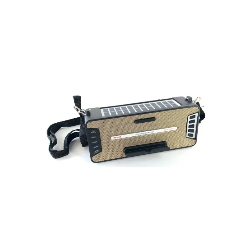 Радіо Golon RX-S2618BTS,  акк 18650, ліхтарик, сонячна батарея, зарядка USB 785 
