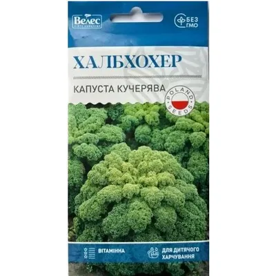 Капуста кучерява  (кале) Халбхохер   0.5гр 99442 Велес
