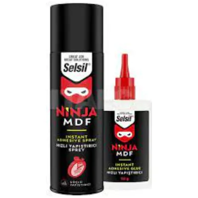 Клей 2х компонентний NINJA MDF спрей 50 мл + активатор 200 мл 2870