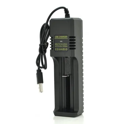 Зарядний пристрій для одного акумулятора 18650  WD-4 HD-688 0516