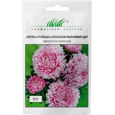 Проф насіння Айстра Аполлонія яблуневий цвіт 0,3г 00290