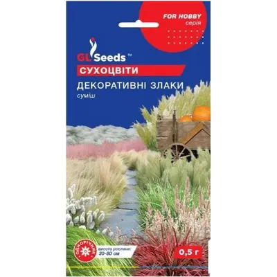 Сухоцвіти  Декоративні злаки   0,5гр 3476 GL SEEDS