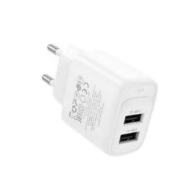 Зарядний пристрій CS51A мережевий 220В - 2* USB на2 виходи 2,4 А 0833 HOCO