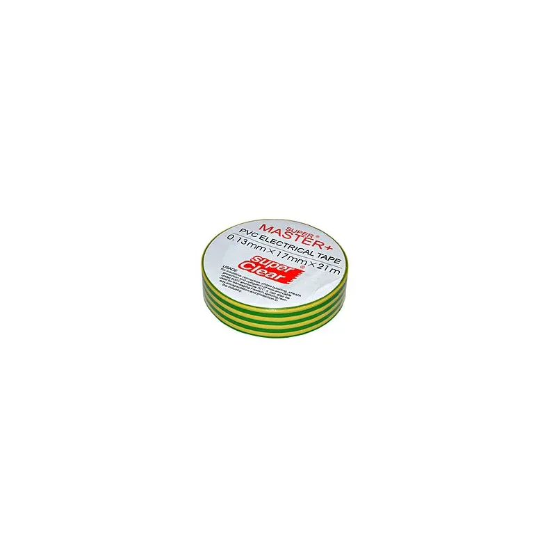 Ізострічка  MASTER+  0.13mm*17mm*21m  жовто - зелена 4601 