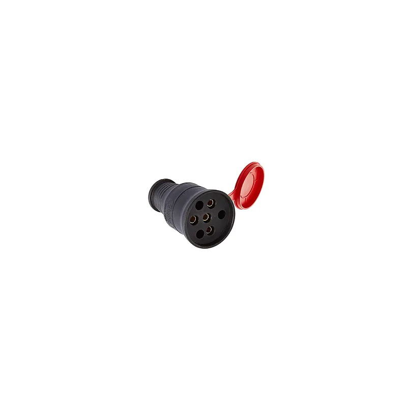 Штепсельне  гніздо каучук переносне KDPT 3P+PE 25A 2620 