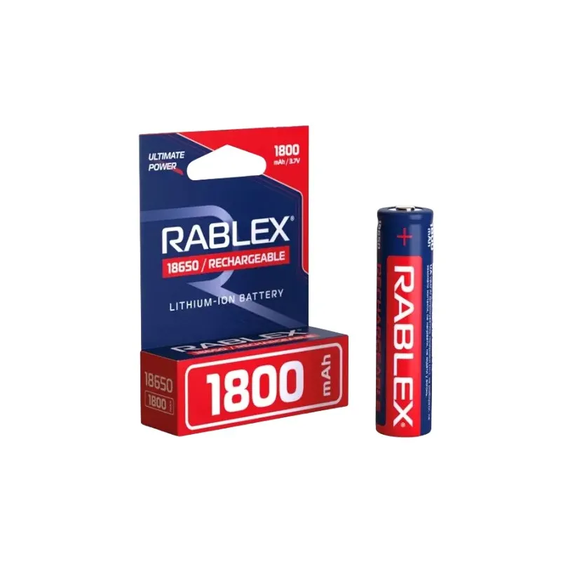 Акумулятор 18650 3.7v 1800 mAh П6057 RABLEX 