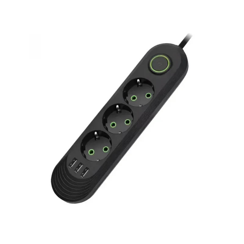 Подовжувач Мережевий фільтр POWER STRIP YS-301 (3 USB) 2 м п268 