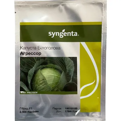 Проф насіння капуста б/г  Агрессор 2500 шт.Singenta 100376