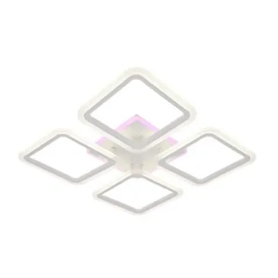 Люстра світлодіодна 120 + 24 Вт біла з підсвічуванням RGB 6010/4 Numina