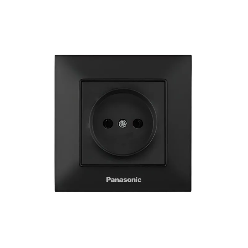 Розетка Arkedia Slim одинарна  чорна 1121 Panasonic 