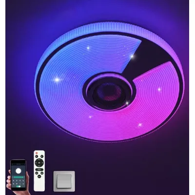 Світильник накладний ESLLSE 40 Вт RGB музична 30399