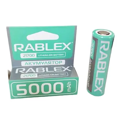 Акумулятор 21700 5000 mAh 3.7V 9360 Rablex