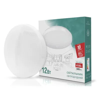 Світильник накладний Зоряне  небо 12 Вт, 5000К, 900 Лм, 21 см 6163 Titanum