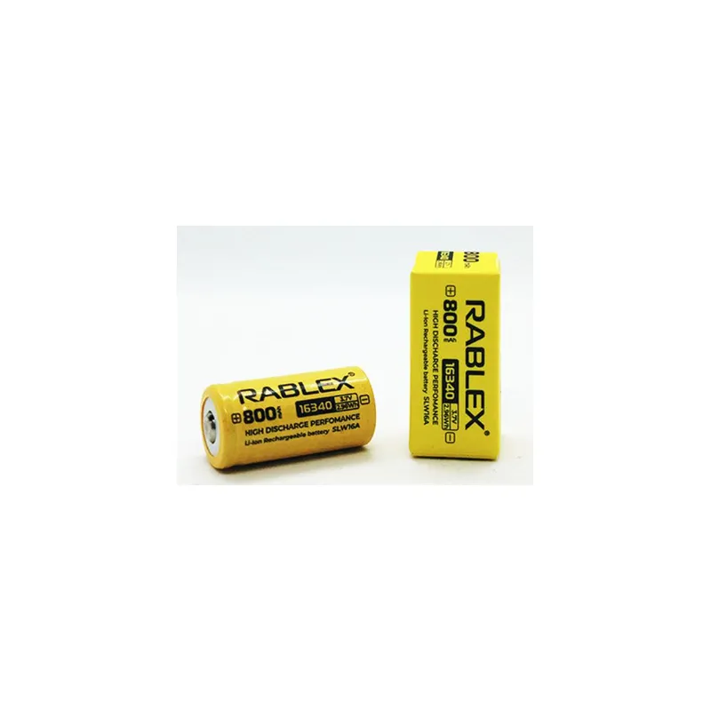 Акумулятор CR123 16340 3.7В 800mAh 0529 Rablex 