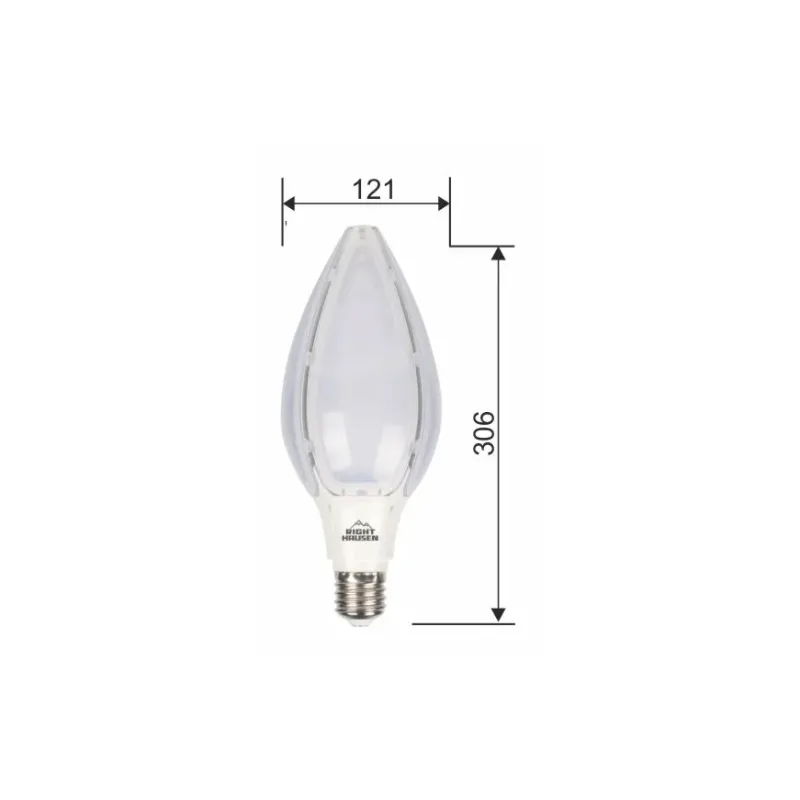 Лампа  світлодіодна високопотужна (велика) Magnolia 80 Вт Е40  7200Lm 4494 Right Hausen 