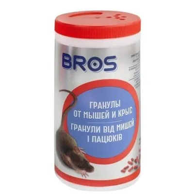 Гранули  BROS від мишей і пацюків 250 г 0129