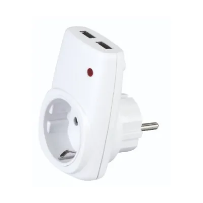 Розгалужувач розетка + 2 USB 5937 Horoz