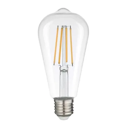 Лампа  світлодіодна filament ST64 Е27 4 Вт  2200K тепле світло 64690 VELMAX