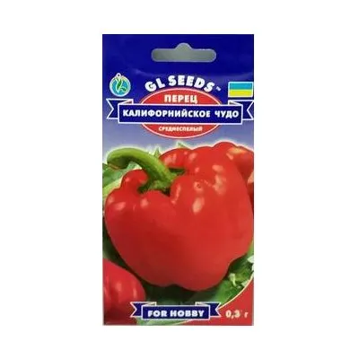 Перець Каліфорнійське  диво  0,25 г 5282 GL SEEDS