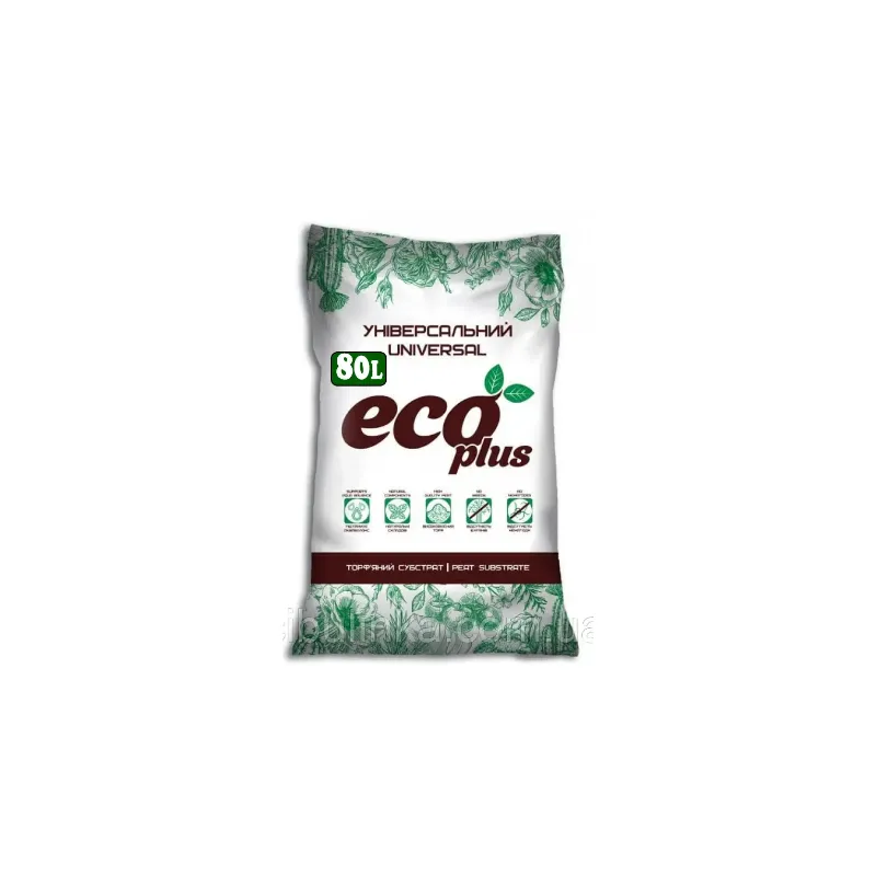 Субстрат універсальний ECO PLUS 80 літрів 1262 