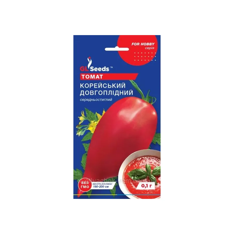 Томат Корейський довгоплідний 0,1 г 20740 GL SEEDS 