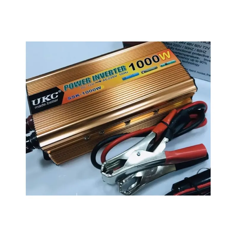 Інвертор 12V-220V, UKS-1000W з USB модифікована синусоїда  код 10178  - фото 2