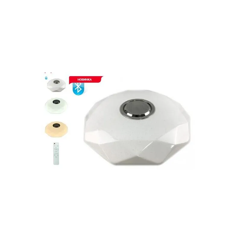 Світильник накладний SMART CLNR - 48  48 Вт, 3000/4000/6000К, 3600 Лм, 41 см  Bluetooth Music player 8128 Luxel 