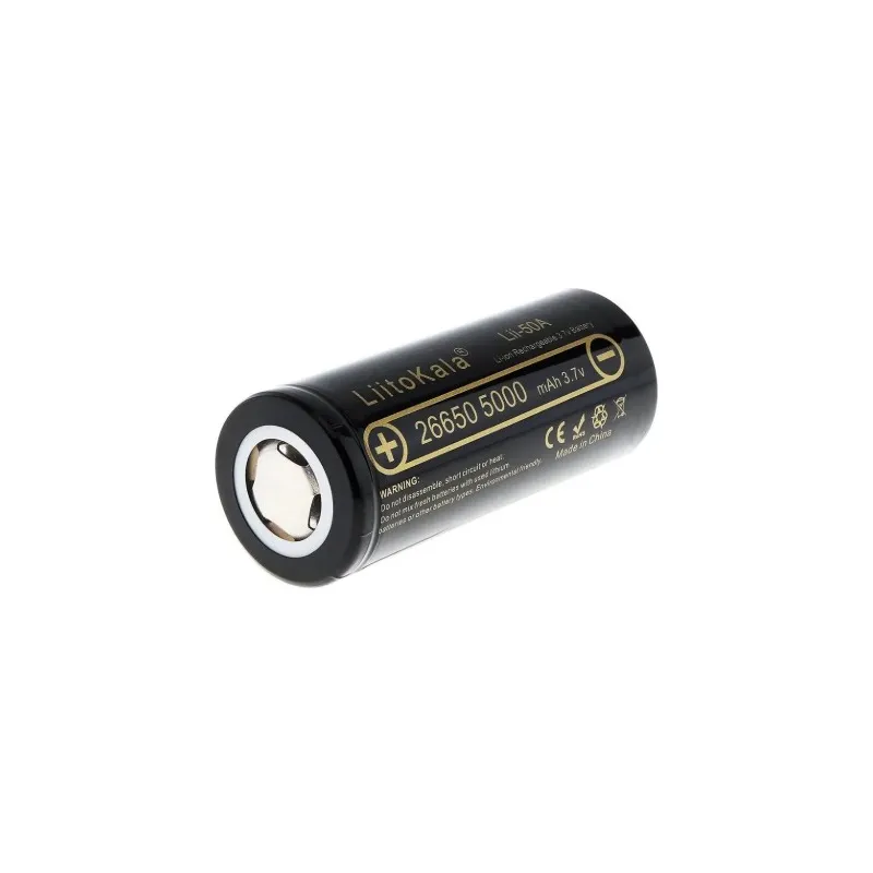 Акумулятор 26650 5000 mAh 3.7V 26650 LiitoKala 