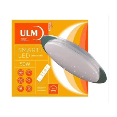 Світильник накладний ULMS SMART R03-S-350-50-P3  50 Вт, 4000 Лм, 45 см 14857 ULM