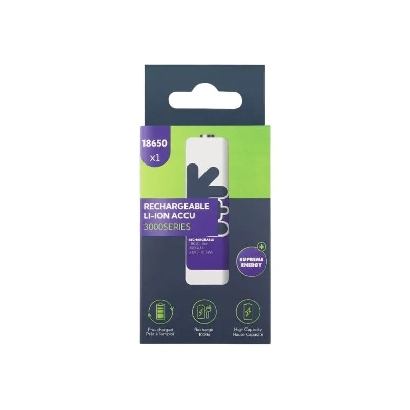 Акумулятор 18650 3000 mAh Uniross 9130 