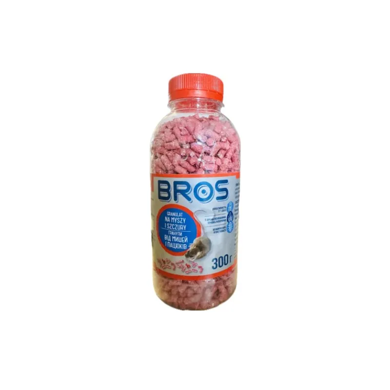 Гранули   від  мишей і пацюків  300 г 801 BROS (БРОС) 