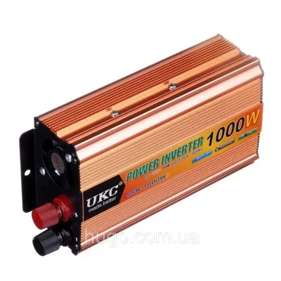 Інвертор 12V-220V, UKS-1000W з USB модифікована синусоїда  код 10178