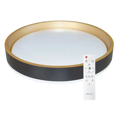 Світильник накладний 2054 - ESP - 1 Smart 72 W MODERN gold/black 20721 ETRON