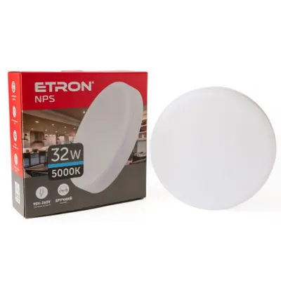 Світильник накладний 1-EMP-734 32 Вт, 5000К, 2550 Лм, 16,7 см 0817 ETRON