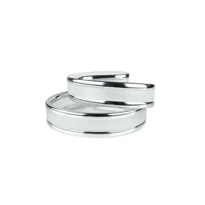 Декоративная лента DS-R480-02-2S (2 серебряные полоски  на светильник круг 42 Вт) 2839 Biom