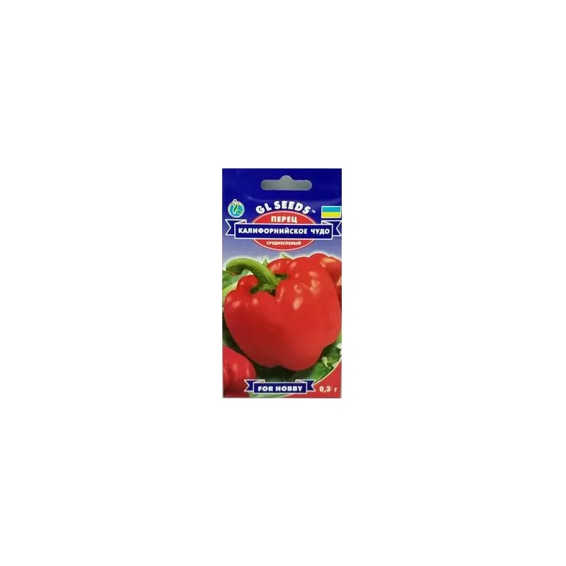 Перець Каліфорнійське  диво  0,25 г 5282 GL SEEDS 