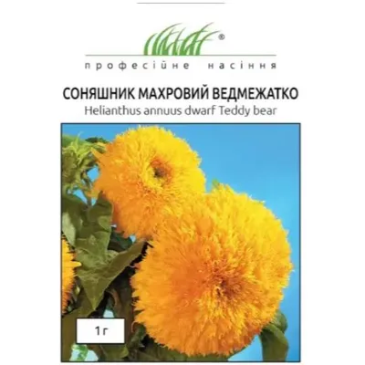 Проф насіння Соняшник махровий Ведмежатко 1г 100427